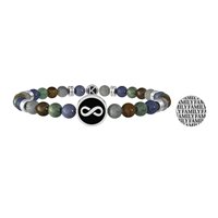 Bracciale Kidult Uomo Family in Acciaio Pietre dure 732259 - 732259